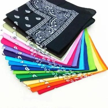 Imagem de Bandana Unissex Com Estampa De Paisley, Faixa De Cabelo Para Motocicli