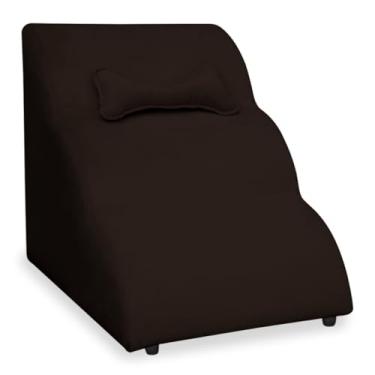 Imagem de Escadinha Nuvem PET Cachorro Gato Veludo + Brinde Pet, Rampa para Cães e Gatos Subir na Cama Conforto e Segurança para Seu Companheiro(MARROM)