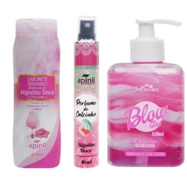 Imagem de Kit Blow Girl + Perfume de Calçinha + Sabonete Íntimo Algodão Doce - A