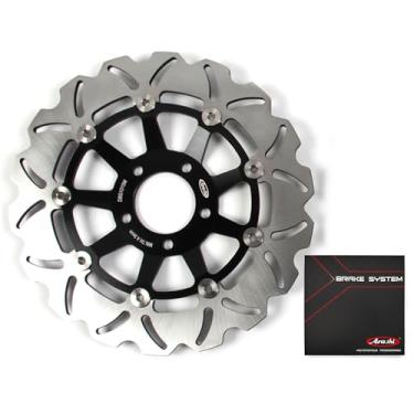 Imagem de Rotor de disco de freio dianteiro Arashi para Suzuki GSF Bandit 250 1990, GS400 1989, GSF Bandit 400 1989-1996, peças pretas de acessórios de motocicleta