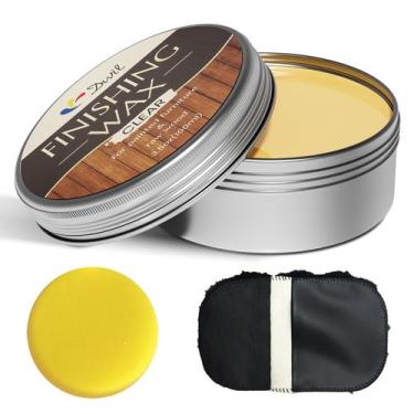 Imagem de Cera de acabamento de madeira DWIL, tinta de giz 100% natural, 100mL, 