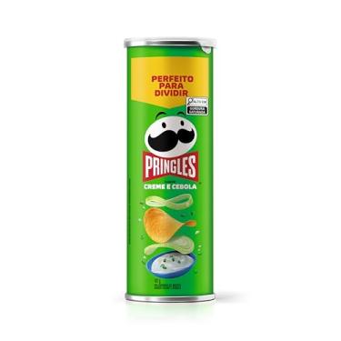 Imagem de Salgadinho Batata Frita Pringles Creme & Cebola Tamanho Mega 141g