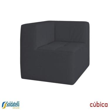 Imagem de Sofá na Caixa Modular Expansível Evo Canto Vários Tecidos - Cúbica Est