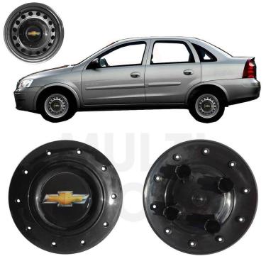 Imagem de 1X Calota Centro Roda Aro 14 Gm Corsa Sedan 2002 A 2012