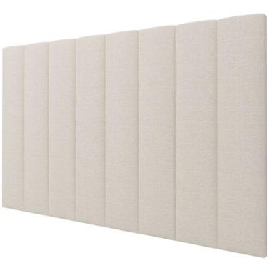 Imagem de Cabeceira Painel Gelius estofada Concept para cama box casal, queen e 
