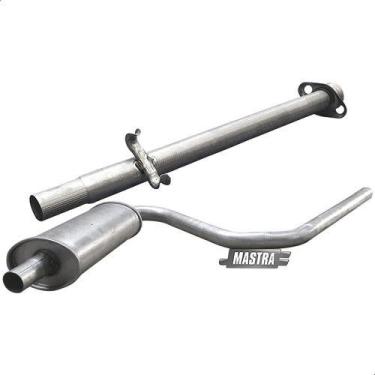 Imagem de Kit Escapamento Tubo + Abafador Pick Up Uno 1.5 8v Até A 91 - ScapJá