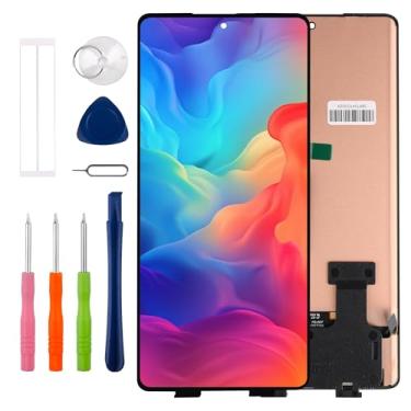 Imagem de Duotipa Tela OLED de 16.9 cm compatível com Motorola Moto G85 XT2427-3 / Edge 50 Fusion Display LCD Touchscreen Digitalizador Assembléia com kit de ferramentas de reparo, função de impressão digital