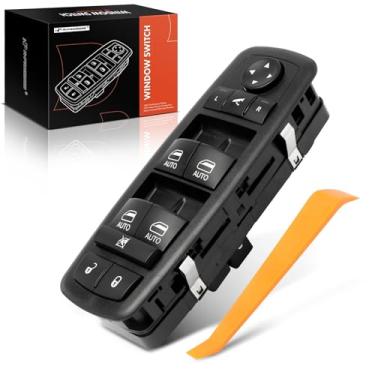 Imagem de A-Premium Interruptor de janela Master Power compatível com Chrysler Pacifica 2017-2021 V6 3,6L Mini van de passageiros lado do motorista, substitui # 68234094AD, 68234094AC