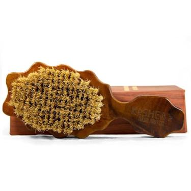 Imagem de Kosher 2 Wave Brush 100% Natural Plant Durable Quality Strong Bristles Detangling for Curly, Coarse, Rough, Wavy And All Types Hair detangler Afro Textured for Wet/Dry/Long Thick Hair