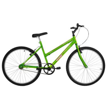 Imagem de Bicicleta de Passeio Ultra Bikes Esporte Chrome Line Aro 26 Reforçada Freio V-Brake Sem Marcha Verde Green