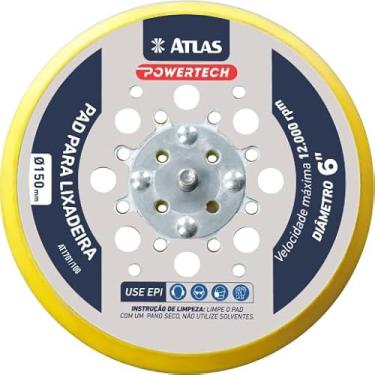 Imagem de Atlas - PAD de 150 mm de diâmetro para Lixadeira AT1702, Linha PowerTech