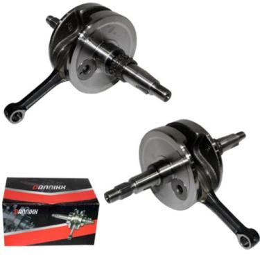 Imagem de Virabrequim Sem rolamento - Fan 125 - Bros 125 - Cargo 125 - Dannixx