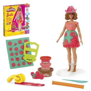 Imagem de Massa de Modelar Play-Doh Barbie Arranjos e Franjas - Hasbro