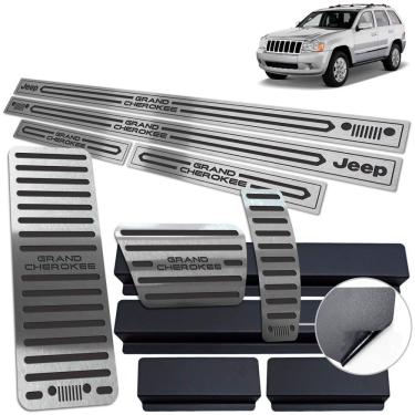 Imagem de Pedaleira Soleira Descanso Preto Grand Cherokee 2000 A 2010