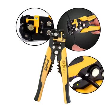 Imagem de Alicate Desencapador de Fios e Crimpador automático Eletricista