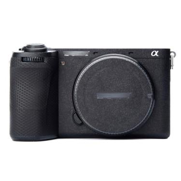 Imagem de DBZZ Capa protetora para câmera Sony ILCE-6700 Anti-riscos Alpha 6700 Película protetora A6700 (preto fosco)