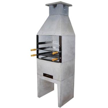 Imagem de Churrasqueira De Concreto Pré-moldada Com 63cm Lisa - 1000004 - Atacadao Lazer