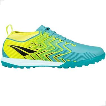 Imagem de Chuteira Society Penalty Storm Y-3 / Original, Turquesa, Amarelo, Pret