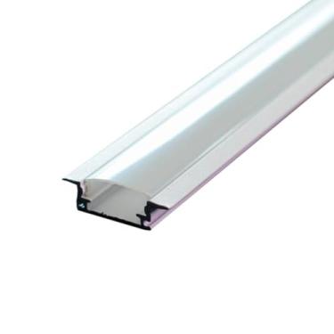 Imagem de Perfil para Fita LED Foxlux - Embutir - Branco - 24 X 7 X 3000mm