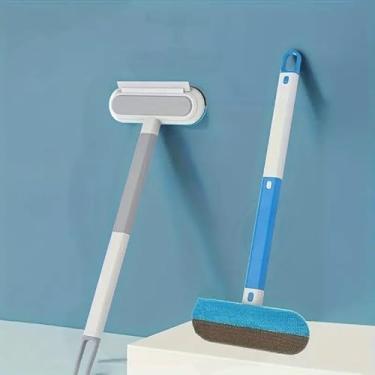 Imagem de Escova de Limpeza Multiuso 3 em 1 com Rodo e Escova Bidirecional – Ideal para Janelas, Azulejos, Tapetes e Estofados (Aleatório)