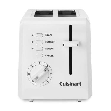 Imagem de Torradeira Cuisinart de 2 fatias compacta branca CPT-122