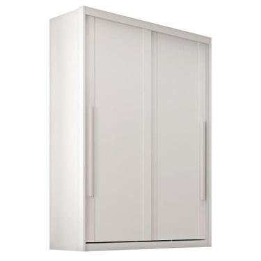 Imagem de Guarda Roupas Casal 2 Portas De Correr 3 Gavetas Ravena Branco - ZANZI