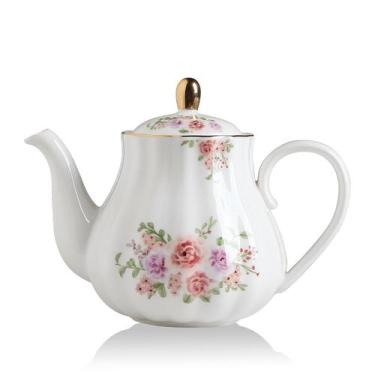 Imagem de Bule Sweejar Royal Ceramic com infusor de aço inoxidável 1,2 L