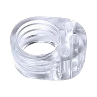 Imagem de Batente De Porta De Silicone Transparente Sem Furação, Amortecedor De 