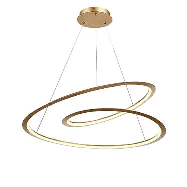 Imagem de PENDENTE INFINI DOURADO (D)79CM 1X61W 3000K 1800LM LED