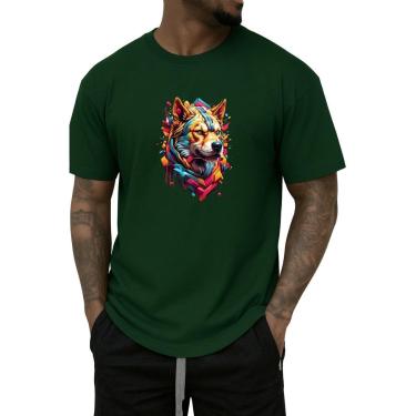 Imagem de Camiseta Casual Masculina com Estampa Minimalista-Masculino