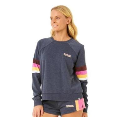 Imagem de Moletom Rip Curl Las Dalias Raglan Crew Navy-Unissex