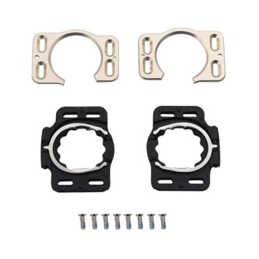 Imagem de Conjunto de capas de chuteiras de liga de alumínio para bicicleta de estrada e ciclismo de liberação rápida, clipes de tala de pedal adequados para Speedplay X1 X2 X5