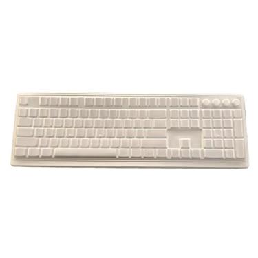 Imagem de Capa de teclado TPU transparente à prova d'água à prova de poeira para Razer Ornata V3 ergonômico RZ03-0446