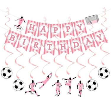 Imagem de Faixa de Feliz Aniversário Futebol Decorações de Festa de Aniversário