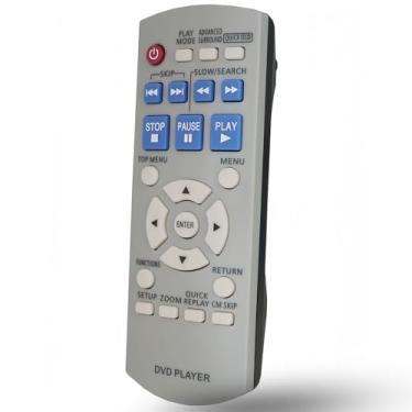 Imagem de Controle remoto de substituição N2QAYB000011 para Panasonic DVD CD Player DVD-S1 DVDS1 DVD-S1S DVDS1S