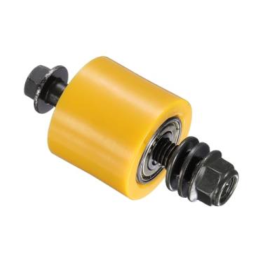 Imagem de PATIKIL Tensor de polia de rolo de 8 mm, tensor de polia de rolo de corrente, mini peças de bicicleta, guia de cilindro de nylon, conjunto deslizante de guia de corrente de roda para mini motocicleta