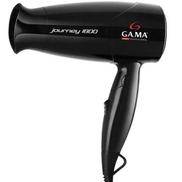 Imagem de Secador de Cabelo Gama Journey 1.800 Watts Bivolt - Preto - GA.MA