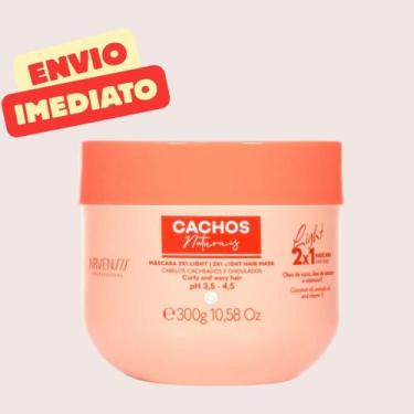 Imagem de Máscara Cachos Arvensis 2 Em 1 Light No Poo 300g Hidratação e Finaliza