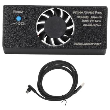 Imagem de GLOGLOW Outros Acessórios da Câmera Ventilador de Resfriamento de Câmera de Baixo Ruído de 3 Modos Ventilador de Radiador de Resfriamento Eficiente Com Tela Giratória para Cima para Baixo para A7M3