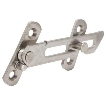 Imagem de Hilitand Limitador de Janela de Batente, Rolha de Janela de Aço Inoxidável, Design de Segurança Infantil, ângulo de Abertura de 65 Graus, Ideal para Casas e Escolas