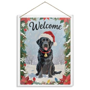 Imagem de Bem-vindo Natal decoração de parede acrílico decoração natal placa de decoração de acrílico engraçado presente de natal placa decorativa de natal para parede e interior decoração de casa de inverno