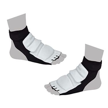 Imagem de Cryfokt Protetor de Pés de Taekwondo, Protetor de Pés de Boxe de Taekwondo Confortável, Respirável, Reduz As Forças de Impacto, Antiderrapante, para Treinamento (L 36-37)