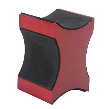 Imagem de RiToEasysports Suporte para Descanso de Pescoço de Guitarra, Suporte de Instrumento de Corda de Mesa de Mogno para Ferramenta de Manutenção de Pescoço de Guitarra para Guitarristas Tamanho: 95 X 65