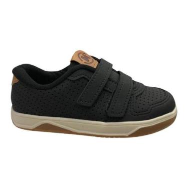 Imagem de Tenis Molekinho Infantil Masculino Preto Camel Leve Estiloso, Preto, C