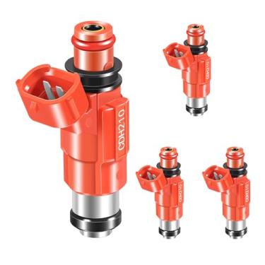 Imagem de STZJAYE Conjunto de 4 injetores de combustível compatíveis com motor de popa Yamaha 115HP 2000-2015, para Chevrolet Tracker 1999-2003, para Chrysler Sebring 2001-2005, para Dodge Stratus 2001-2005 68V