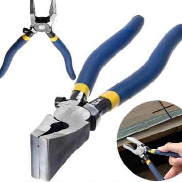 Imagem de Alicate Pra Vidro Espelho Boca De Peixe Profissional Pressão com regulador de pressão original