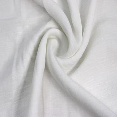 Imagem de Stylish Fabric 149.9 cm Wide Linen Airflow Yard – 100% poliéster, 155 GSM – Tecido leve e não elástico para vestidos, blusas, decoração de casa e projetos de bricolage, off-white, 5 metros