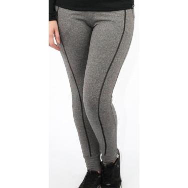 Imagem de Calça Jogging Feminina Térmica Fleece Lisa Academia Frio-Feminino