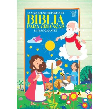 Imagem de Livro - Bíblia Infantil Letras Grandes - As Mais Belas Histórias da Bí