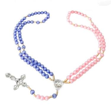 Imagem de Terço de Casal Sagrada Família com 2 Unidades - F Emy